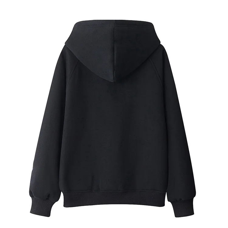 2025 Casual Hooded Hoodies Japanese Girl Student Fashion Sweatshirts Thick Spring Autumn Harajuku Loose Hoodie Knit Pullovers