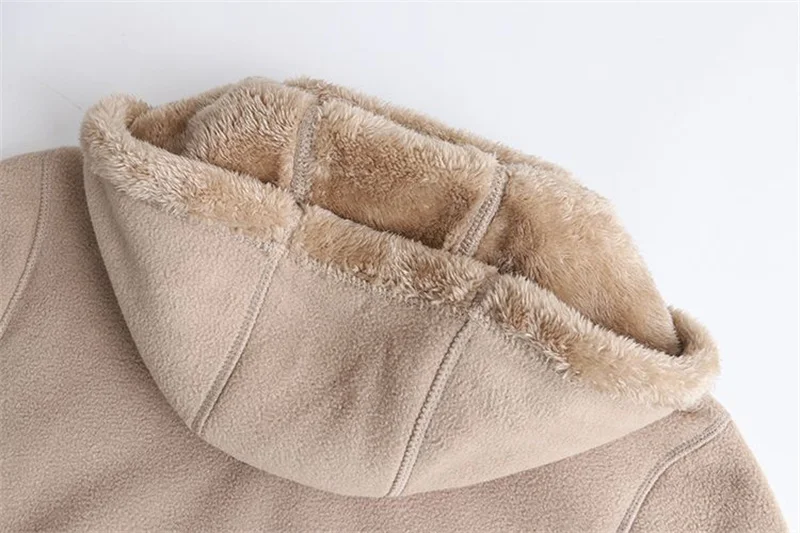 2026 Autumn Winter Polar Fleece Coat Women Thicken Warm Hoodies Sweaters Jackets Middle-age Female Zip-up Outerwear Casual Tops