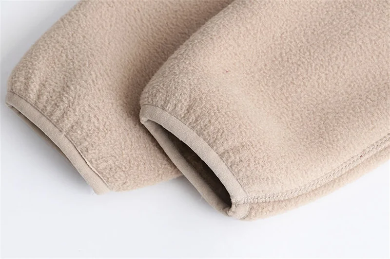 2026 Autumn Winter Polar Fleece Coat Women Thicken Warm Hoodies Sweaters Jackets Middle-age Female Zip-up Outerwear Casual Tops