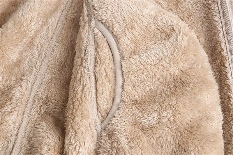 2026 Autumn Winter Polar Fleece Coat Women Thicken Warm Hoodies Sweaters Jackets Middle-age Female Zip-up Outerwear Casual Tops