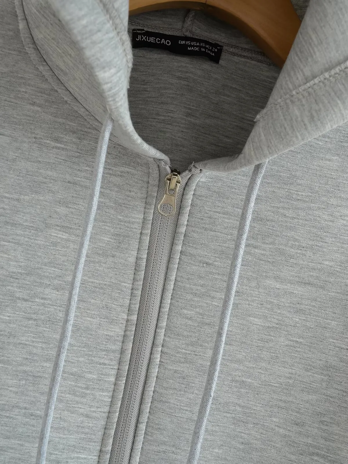 DUOPERI Women Fashion Solid Front Zipper Hooded Sweatshirt Casual Long Sleeves Jackets Female Chic Lady Outfits