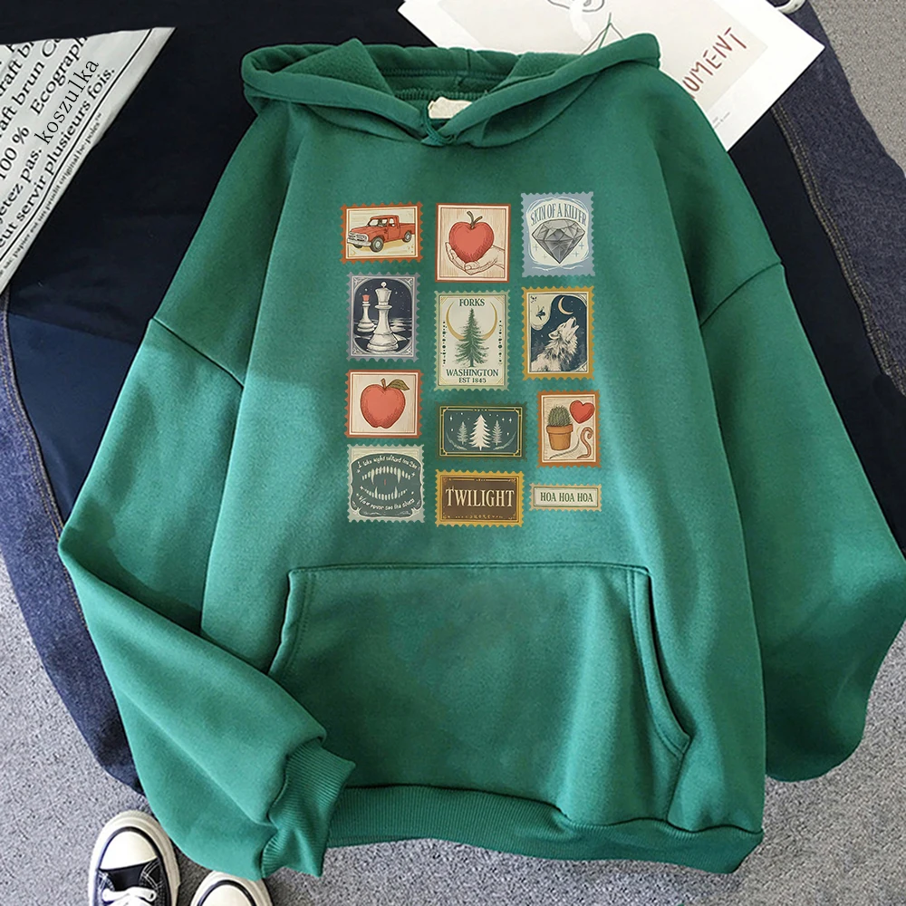 Twilight Forks Halloween Gift 2025 Hoodie Book Lover Retro Women/men Hoodies Autumn Winter Clothes Aesthetic Sweatshirt Vintage