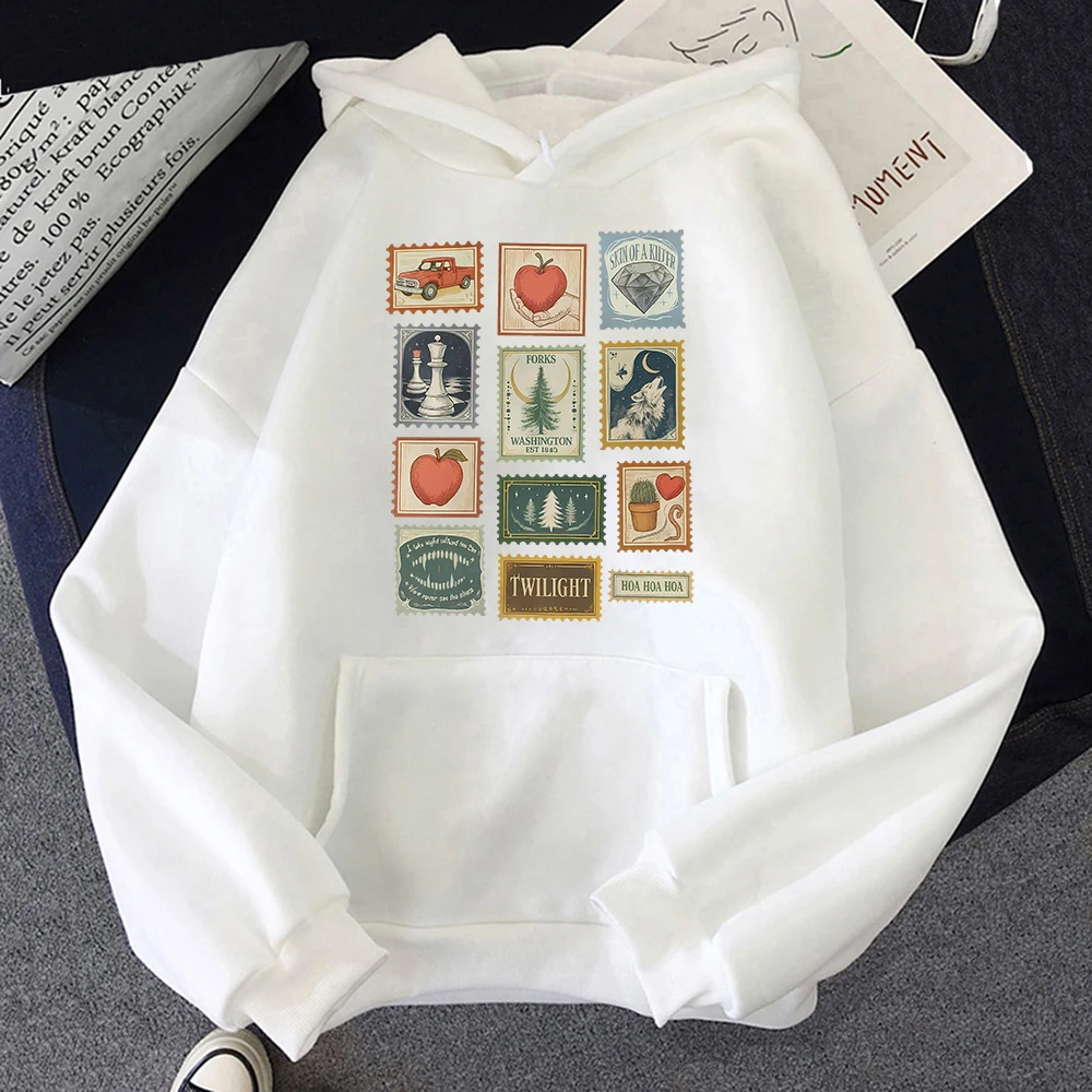 Twilight Forks Halloween Gift 2025 Hoodie Book Lover Retro Women/men Hoodies Autumn Winter Clothes Aesthetic Sweatshirt Vintage