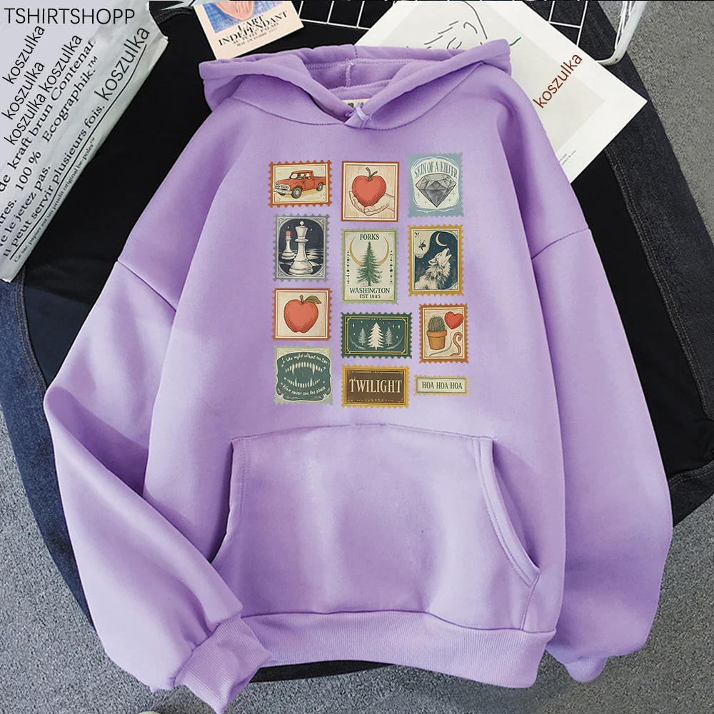 Twilight Forks Halloween Gift 2025 Hoodie Book Lover Retro Women/men Hoodies Autumn Winter Clothes Aesthetic Sweatshirt Vintage