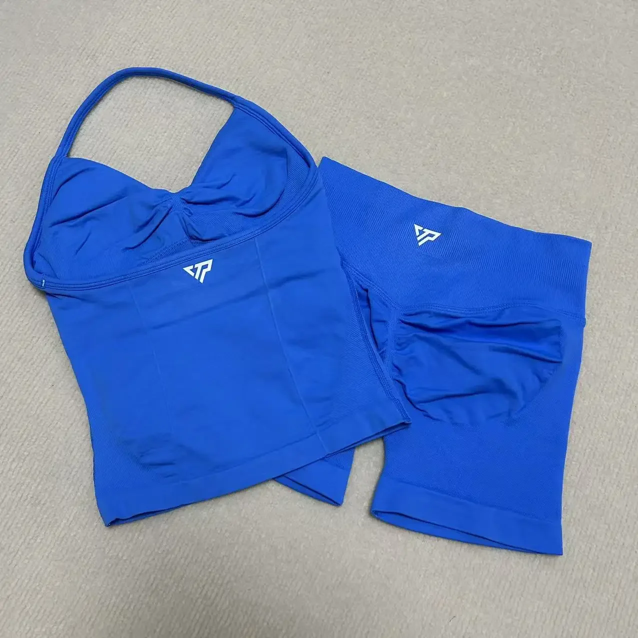 Keep That Pump Women Yoga Shorts Gym Shorts Recoil Scrunch Shorts Seamless Silicone Printed High Quality Fitness Sport Shorts