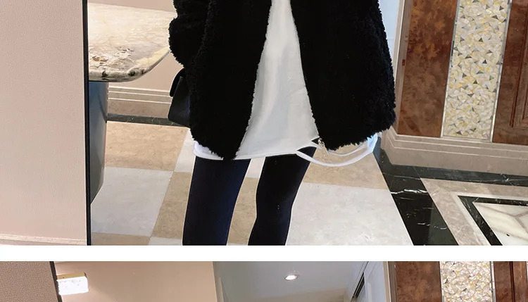 2024 Autumn Winter Fleece Fluffy Jacket Streetwear Zipper Coat Women Plush Warm Outerwear Letter Splice Female Sweatshirt