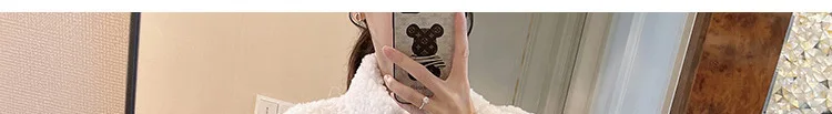 2024 Autumn Winter Fleece Fluffy Jacket Streetwear Zipper Coat Women Plush Warm Outerwear Letter Splice Female Sweatshirt