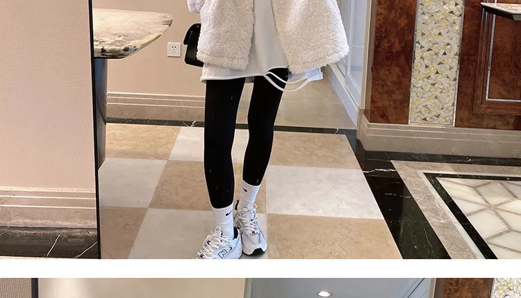 2024 Autumn Winter Fleece Fluffy Jacket Streetwear Zipper Coat Women Plush Warm Outerwear Letter Splice Female Sweatshirt
