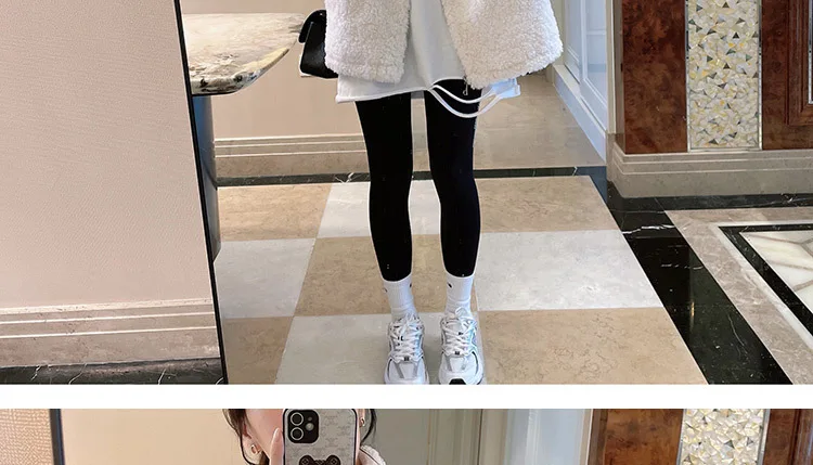 2024 Autumn Winter Fleece Fluffy Jacket Streetwear Zipper Coat Women Plush Warm Outerwear Letter Splice Female Sweatshirt