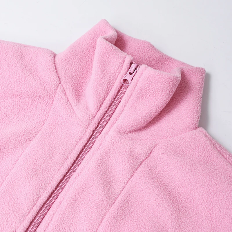 Original Fall Winter Lamb Fleece Hoodie Women Casual Loose Thick Zipper Long Sleeve Lapel Pullover Top Lady Hoodies Streetwear