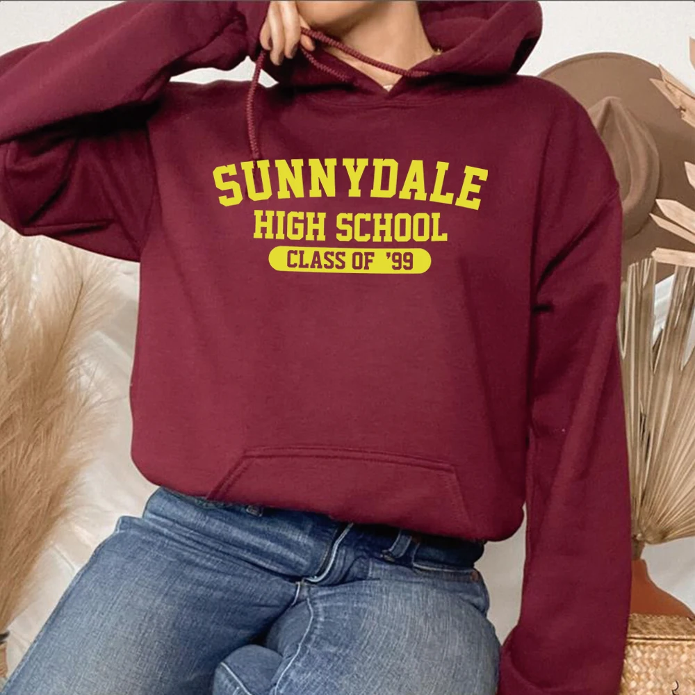 Sunnydale High School Class of '99 Hoodie Buffy The Vampire Slayer Shirt Aesthetic Sunnydale Shirt Unisex Long Sleeves Hoodies