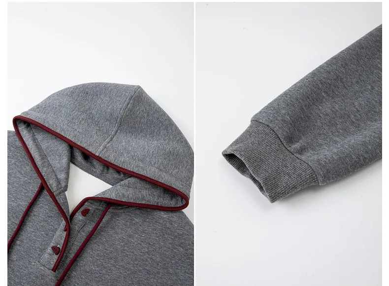VIMLY Women's Hoodies Grey Hooded Fleece Casual Sweatshirt Loose-fit Long Sleeve Sweatshirts Fall Winter 2026 Pullover A3537