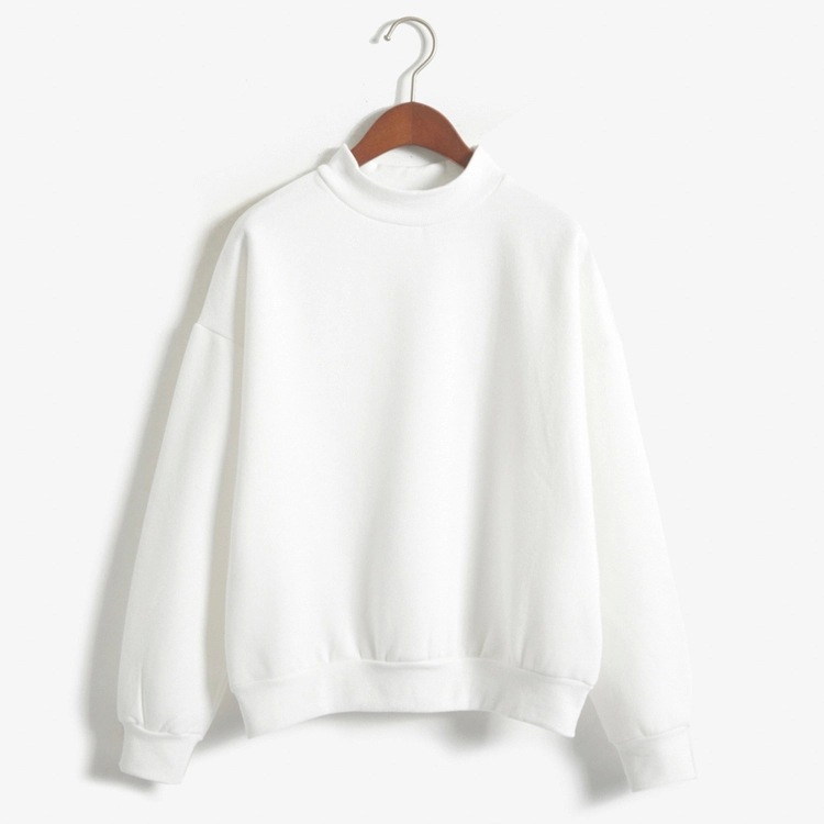 Woman Sweatshirts 2025 Sweet Korean O-neck Knitted Pullovers Thick Autumn Winter Candy Color Loose Hoodies Solid Womens Clothing