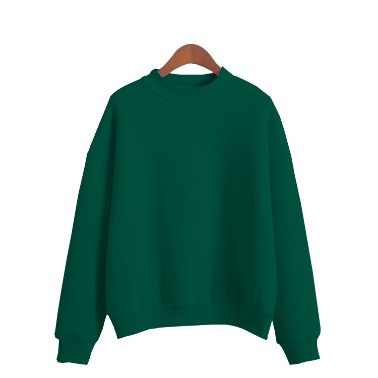 Woman Sweatshirts 2025 Sweet Korean O-neck Knitted Pullovers Thick Autumn Winter Candy Color Loose Hoodies Solid Womens Clothing
