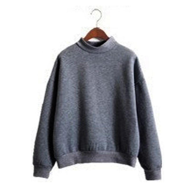 Woman Sweatshirts 2025 Sweet Korean O-neck Knitted Pullovers Thick Autumn Winter Candy Color Loose Hoodies Solid Womens Clothing