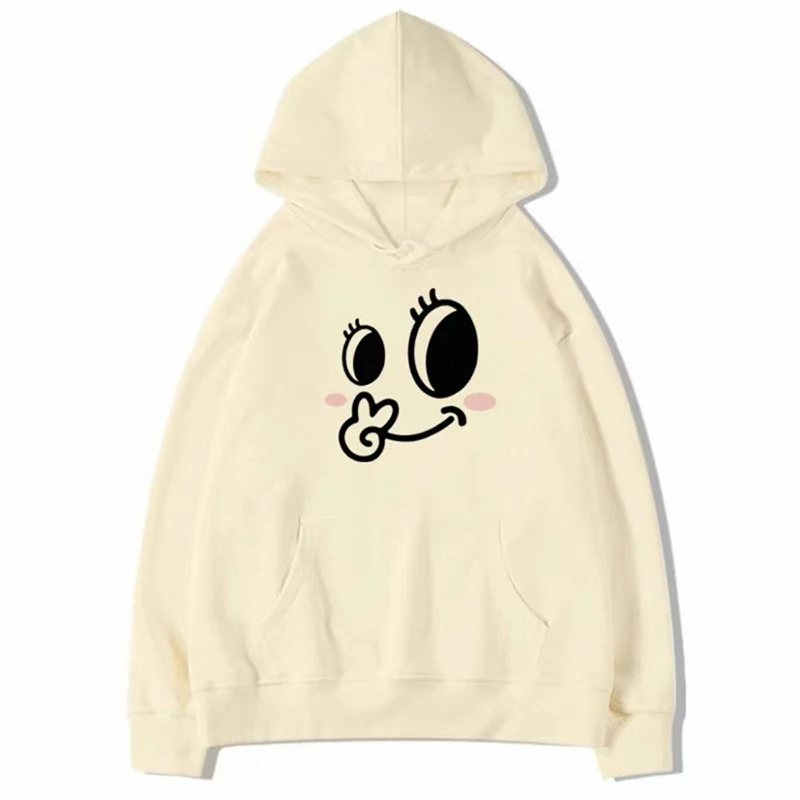 Winter Thick Kawaii Hoodies Women Warm Long Sleeve Loose Cute Sweatshirt Fashion Female Preppy Style Casual Sweet Outwear Tops