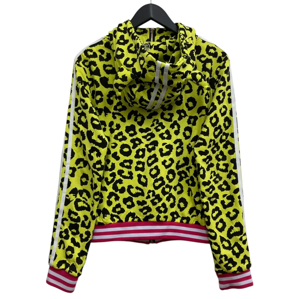 Harajuku Leopard Print Zip-up Hoodie Casual Outerwears Womens Sweatshirt Outdoor Clothes Woman Sweatshirts New Style Clothing