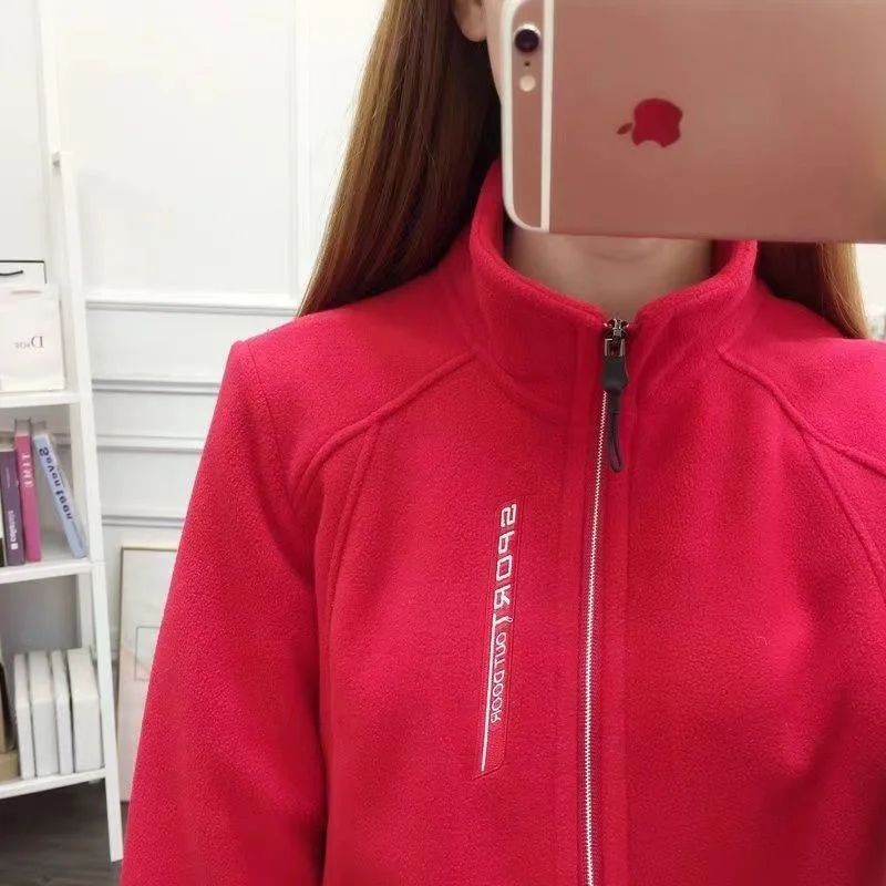2025 Femme Leisure Stand-up Collar Sports Shirt Autumn Women Long Sleeves Sweatshirt Retro Ladies Large Size 5XL Fleece Outwear