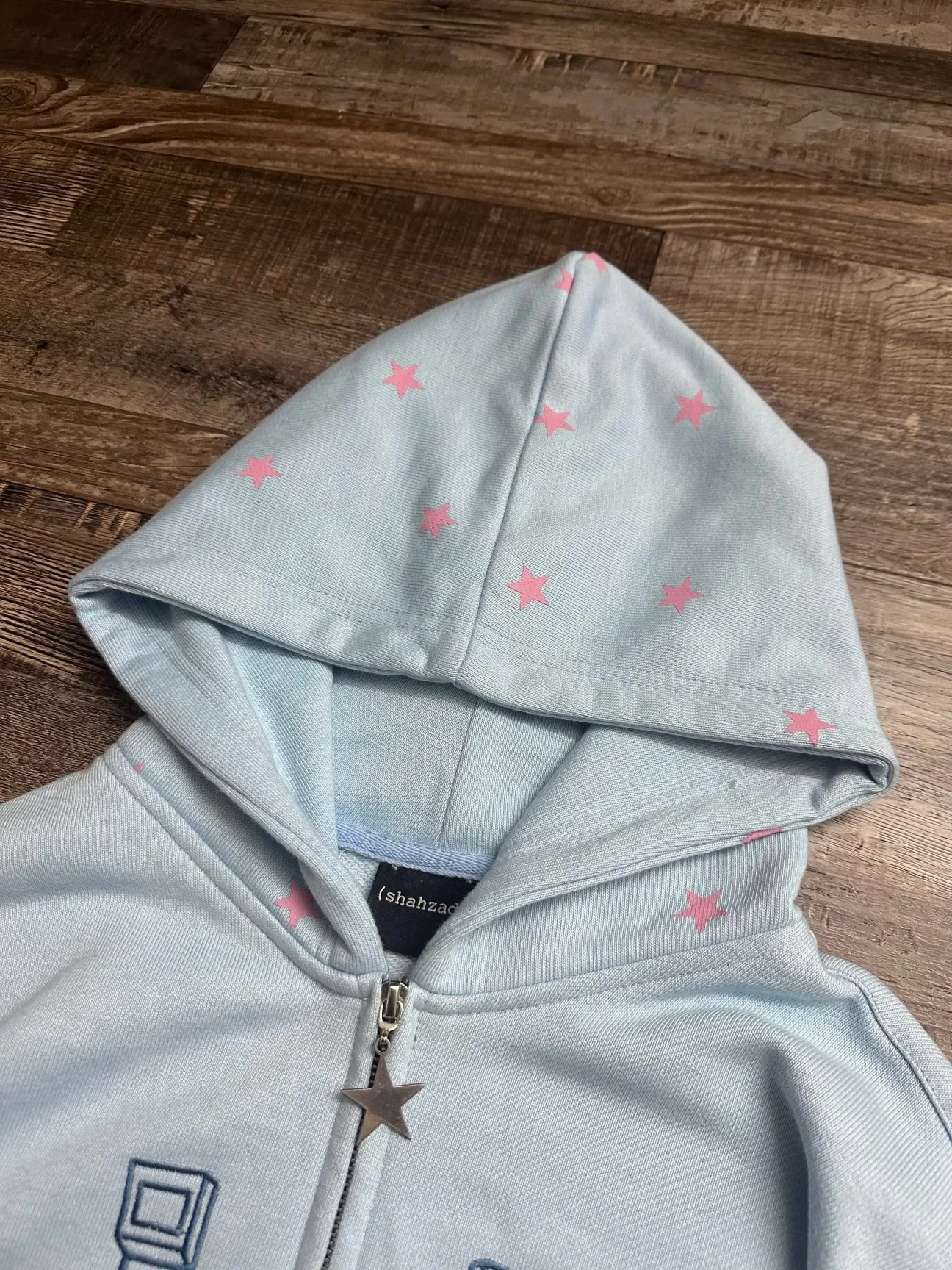 JoJo SBR Johnny Joestar Hoodie Anime Zip Up Jacket Y2K Aesthetic Star Print Oversized Casual Streetwear Sweatshirt