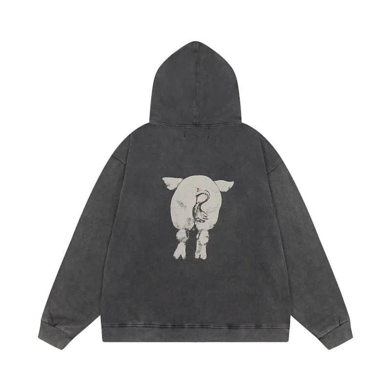Oversized Hoodies for Women and Men Ins Trendy Zip Up Cardigan Hooded Coats Patchwork Printed Hooded Sweatshirts Jackets Autumn