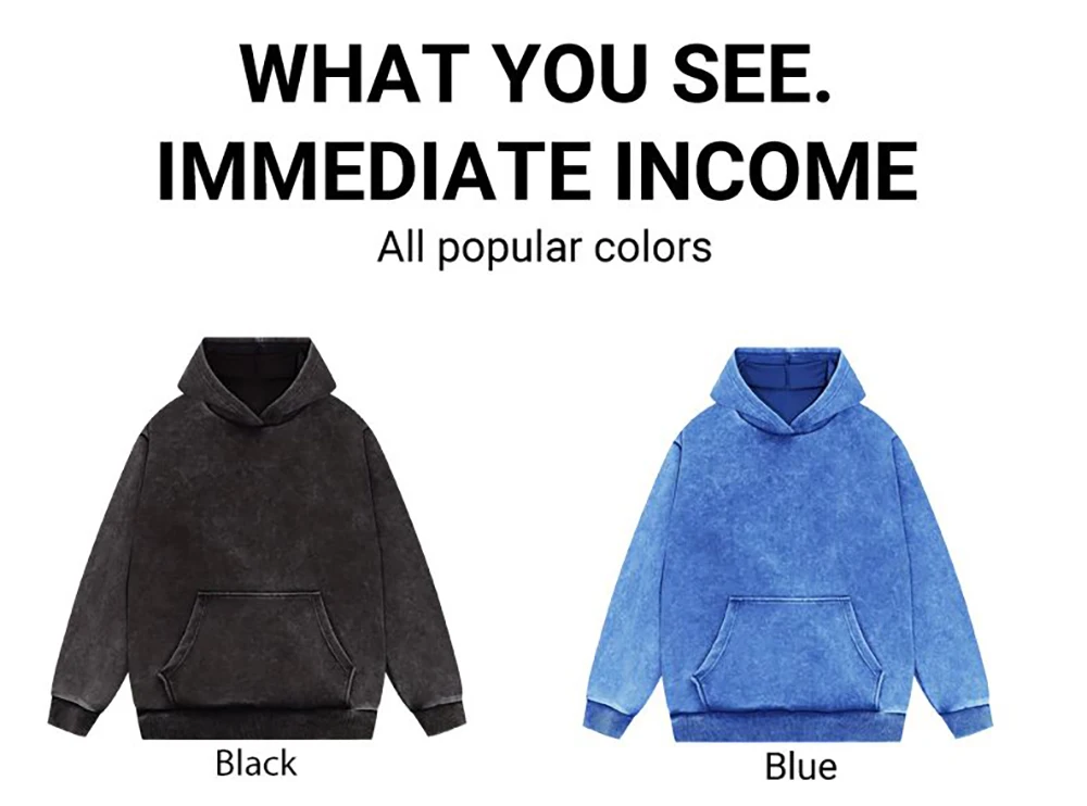 100% Cotton Couple Washed Hoodies Oversized Autumn Women Hoody Comfortable Family Pullovers Loose Team Casual Woman Clothing