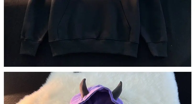 High Quality Embroidery Bat Hip Hop Graphic Hoodie Men Women Oversized Sweatshirt Couples Korean Style Winter Tops Loose Casual