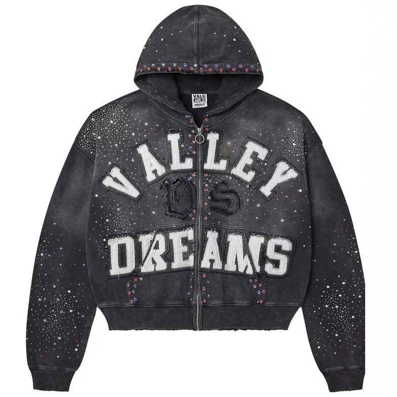valley dreams hoodie Dark Style Men's and Women's Loose Casual Design with a Sense of Hygiene, Hooded Sweatshirt and Retro Style