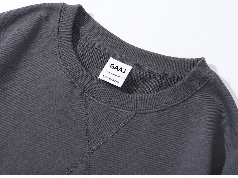 Embroidery Custom 100% Cotton Sweatshirt,Brand Loose Sweater,Autum Winter Long Sleeve Pullover,Vintage Woman Men Unisex  Clothes