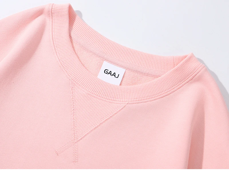 Embroidery Custom 100% Cotton Sweatshirt,Brand Loose Sweater,Autum Winter Long Sleeve Pullover,Vintage Woman Men Unisex  Clothes