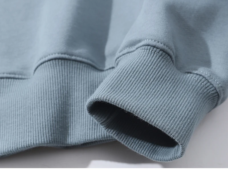 Embroidery Custom 100% Cotton Sweatshirt,Brand Loose Sweater,Autum Winter Long Sleeve Pullover,Vintage Woman Men Unisex  Clothes