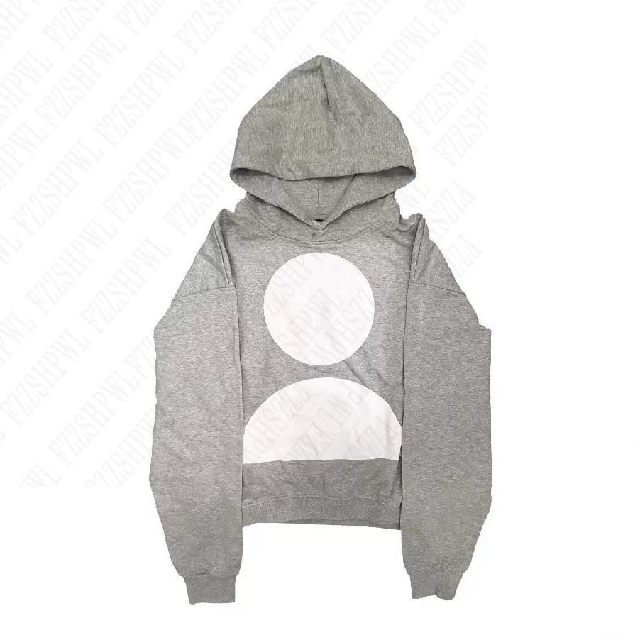 American retro y2k unique dark fashion printed street long-sleeved pullover hoodie, trendy and versatile simple top sweatshirt
