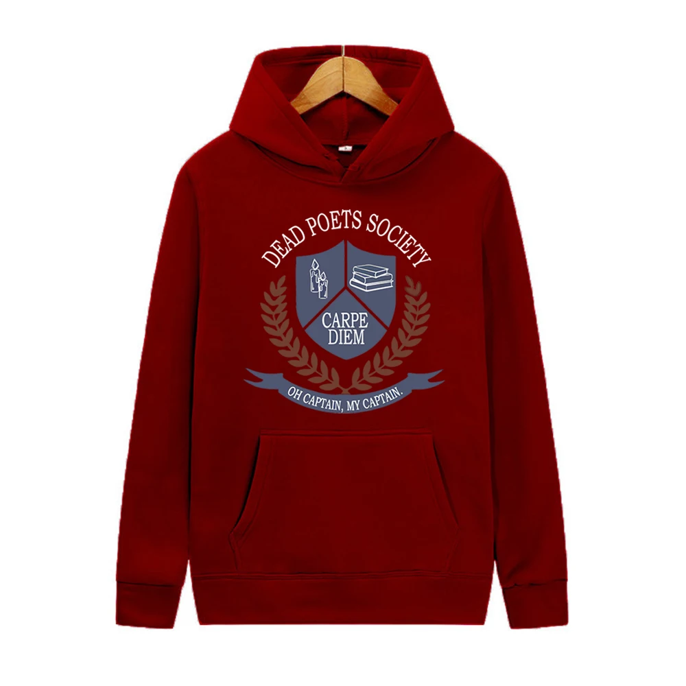Dead Poets Society Unisex Hoodie Classic Film Hooded Sweatshirt Dead Poets Society 90s Inspirational Sweater Trendy Hoodies Gift