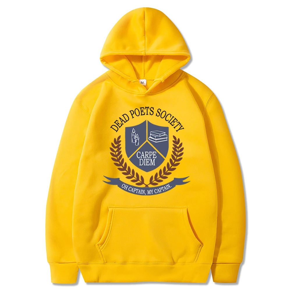 Dead Poets Society Unisex Hoodie Classic Film Hooded Sweatshirt Dead Poets Society 90s Inspirational Sweater Trendy Hoodies Gift