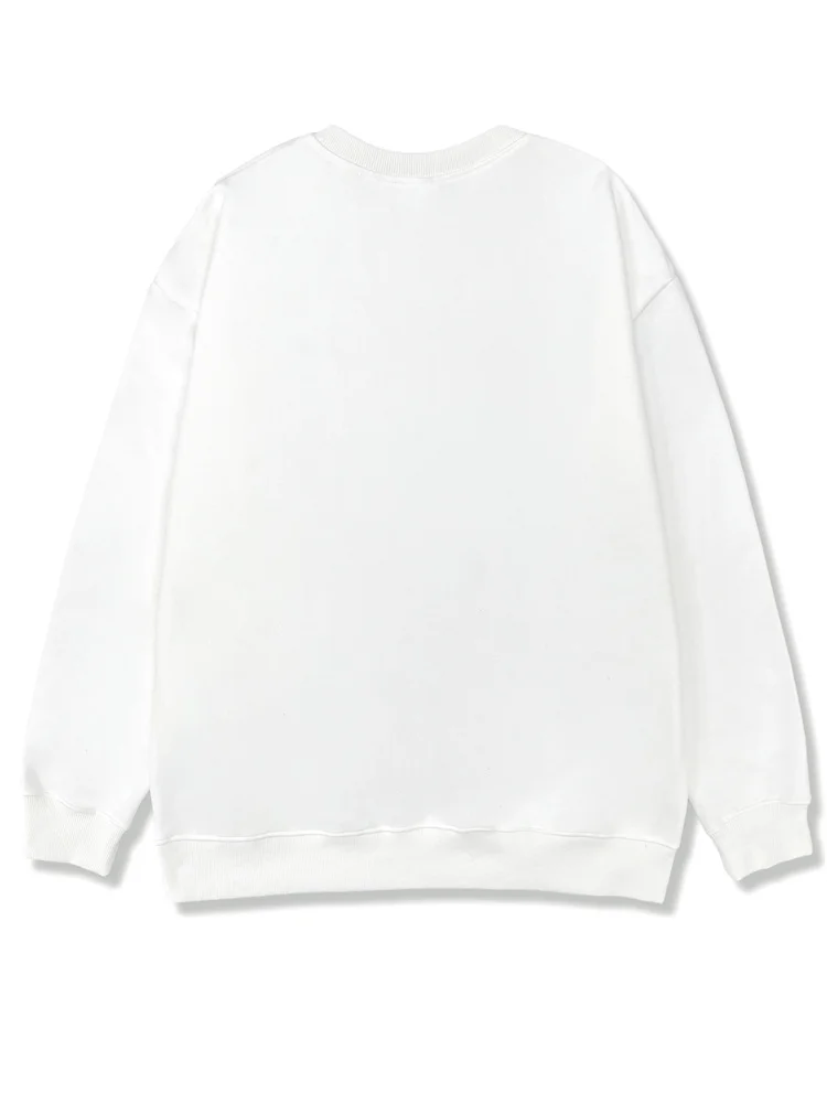 2026 New Women Simple Pullover Female Fashion Harajuku Streetwear Solid Color O-Neck Hoodie Autumn Winter Loose Casual Tops