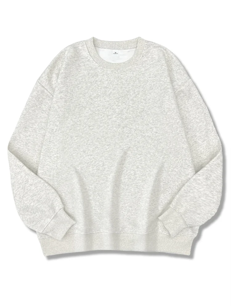 2026 New Women Simple Pullover Female Fashion Harajuku Streetwear Solid Color O-Neck Hoodie Autumn Winter Loose Casual Tops