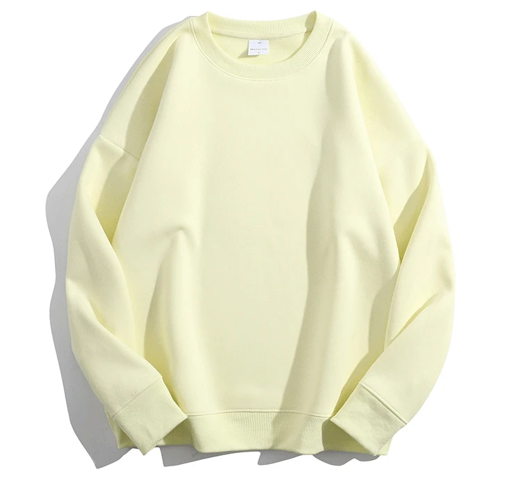 Soft Fleece Sweatshirt Women Sport Winter Clothes Warm Blue Round Neck Loose Pullovers Oversized Women Velvet Sweatshirt Black