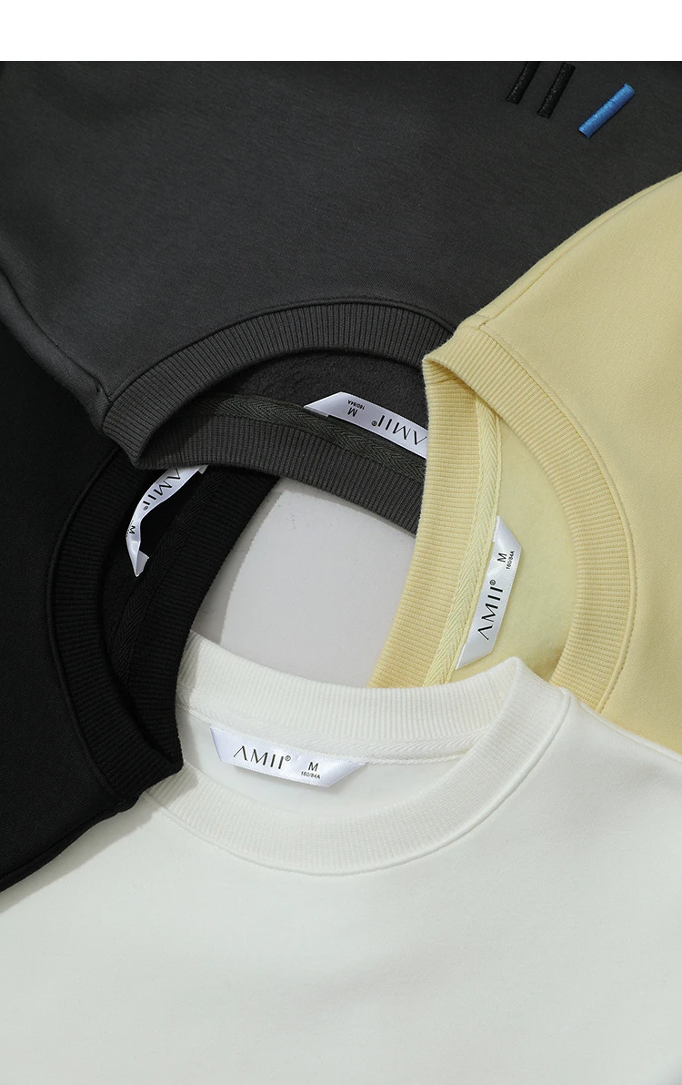 Amii Sweatshirt For Woman 2026 Winter New Casual Round Neck Long Sleeve Hoodie Women Loose Warm Pullover Versatile Top 12524080