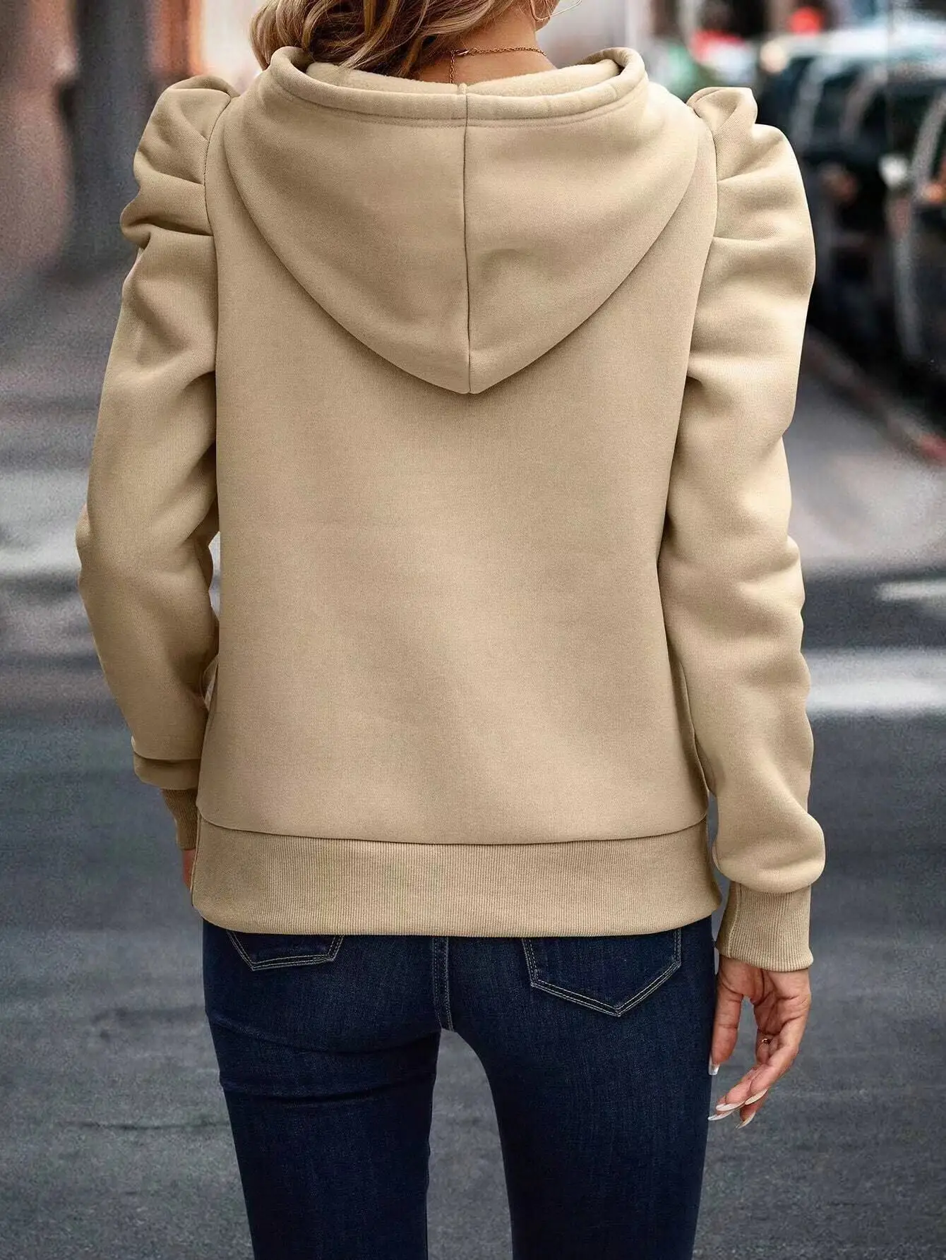 New Autumn Gothic Style Casual Long-Sleeved Hooded Short Sweater Jacket Women Fashion Zipper Sports Hoodies Y2K Sweatshirt