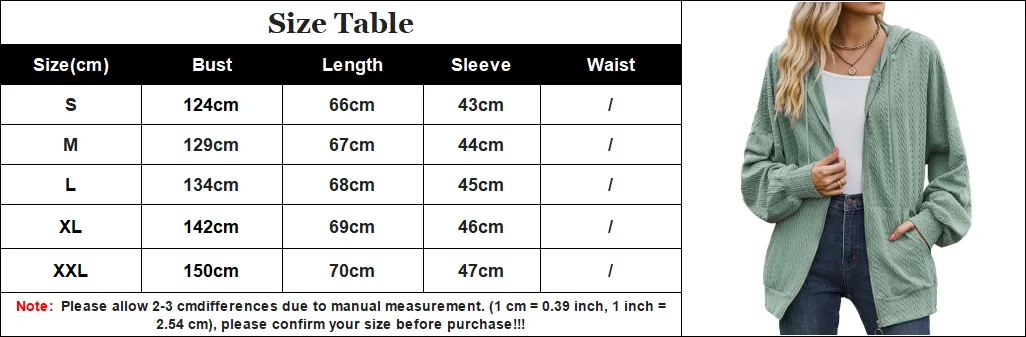 2024 Autumn Winter Women Sweatshirt Zipper Casual Long Sleeve Solid Color Streetwear Hooded Coats Female Loose Harajuku Hoodies