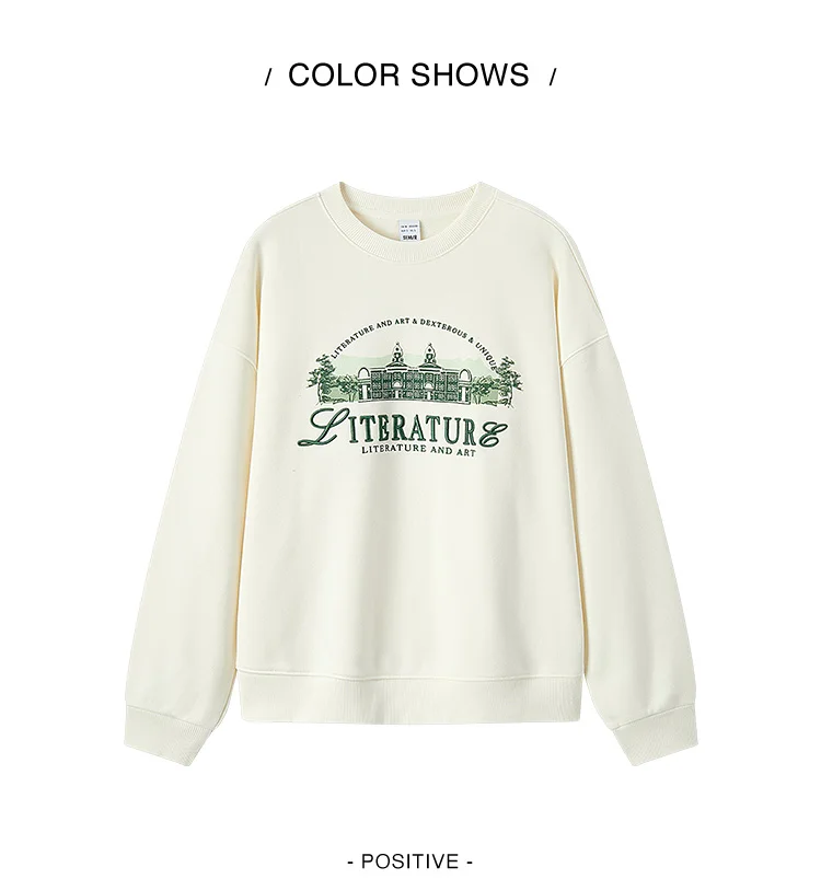 Semir Sweater Women Oversize Heating and Antibacterial 2024 New Winter Embroidered Fleece Top