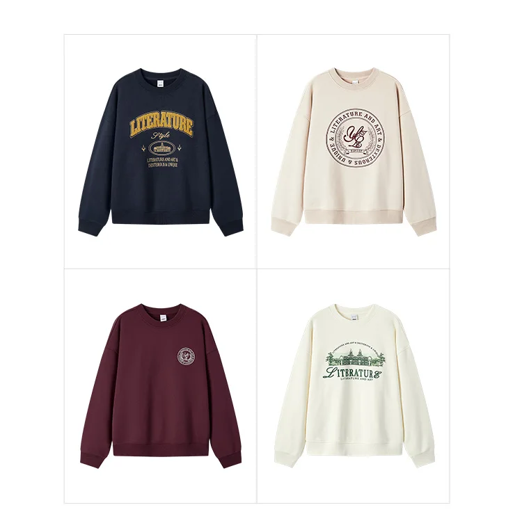 Semir Sweater Women Oversize Heating and Antibacterial 2024 New Winter Embroidered Fleece Top