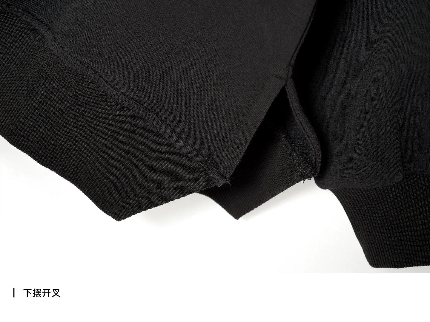imakokoni Black Ruffled Sleeve Crew Neck Loose Sweatshirt Tops Women's Hoodies & Sweatshirts Casual Female Clothing for Women