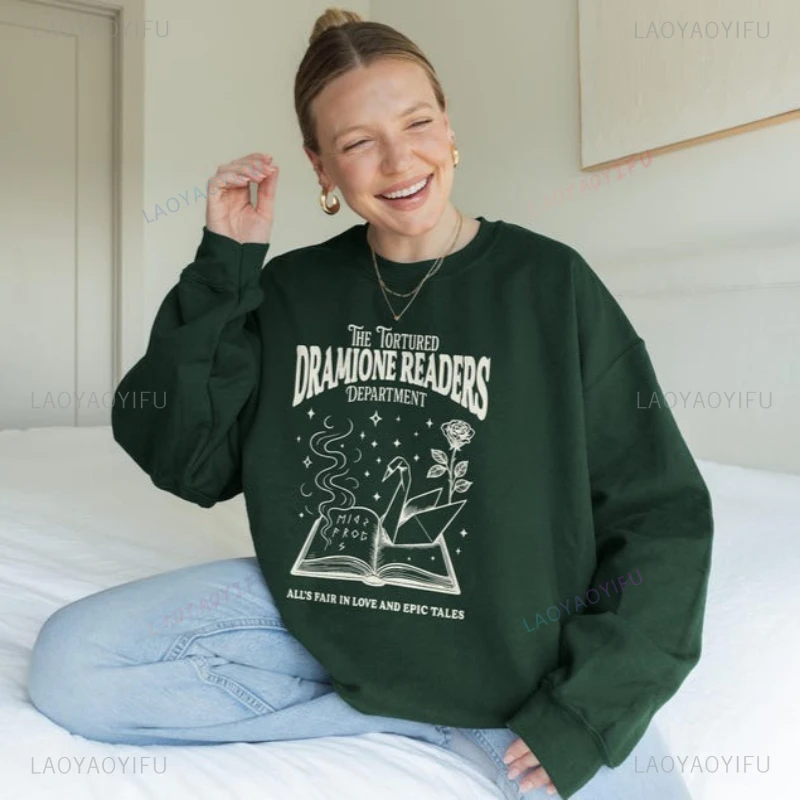 Dramione Sweatshirt Book Club Sweatshirt Dramione Merch Manacled Enemies To Lovers Sweatshirt Gifts Tortured Readers Dep Hoodie