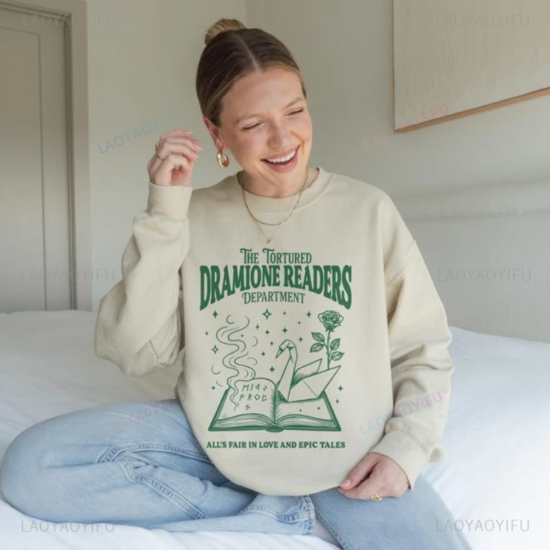 Dramione Sweatshirt Book Club Sweatshirt Dramione Merch Manacled Enemies To Lovers Sweatshirt Gifts Tortured Readers Dep Hoodie