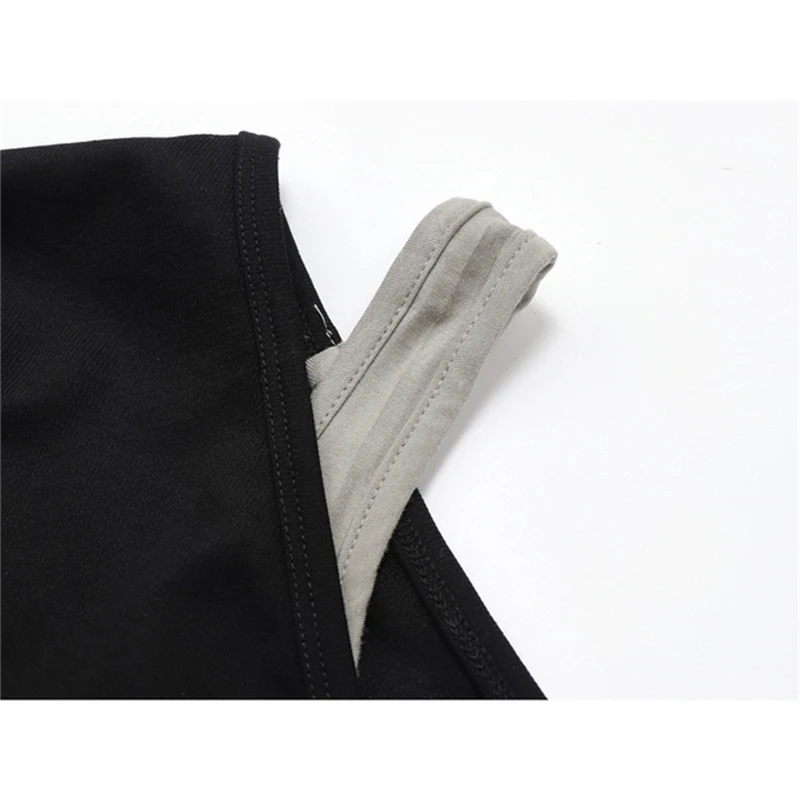 Woman Sweatshirt Hoodies Fashion Female Chic Loose Casual Streetwear Patchwork Ins Street Y2K Fake Two Pieces Hoodies Crop Top