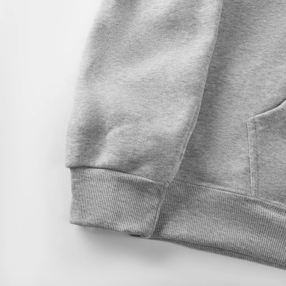 Women's Oversized Drop Shoulder Streetwear Hoodie Long Sleeve Solid Color Loose Fit Casual Mid Long Ribbed Basic Sweatshirt