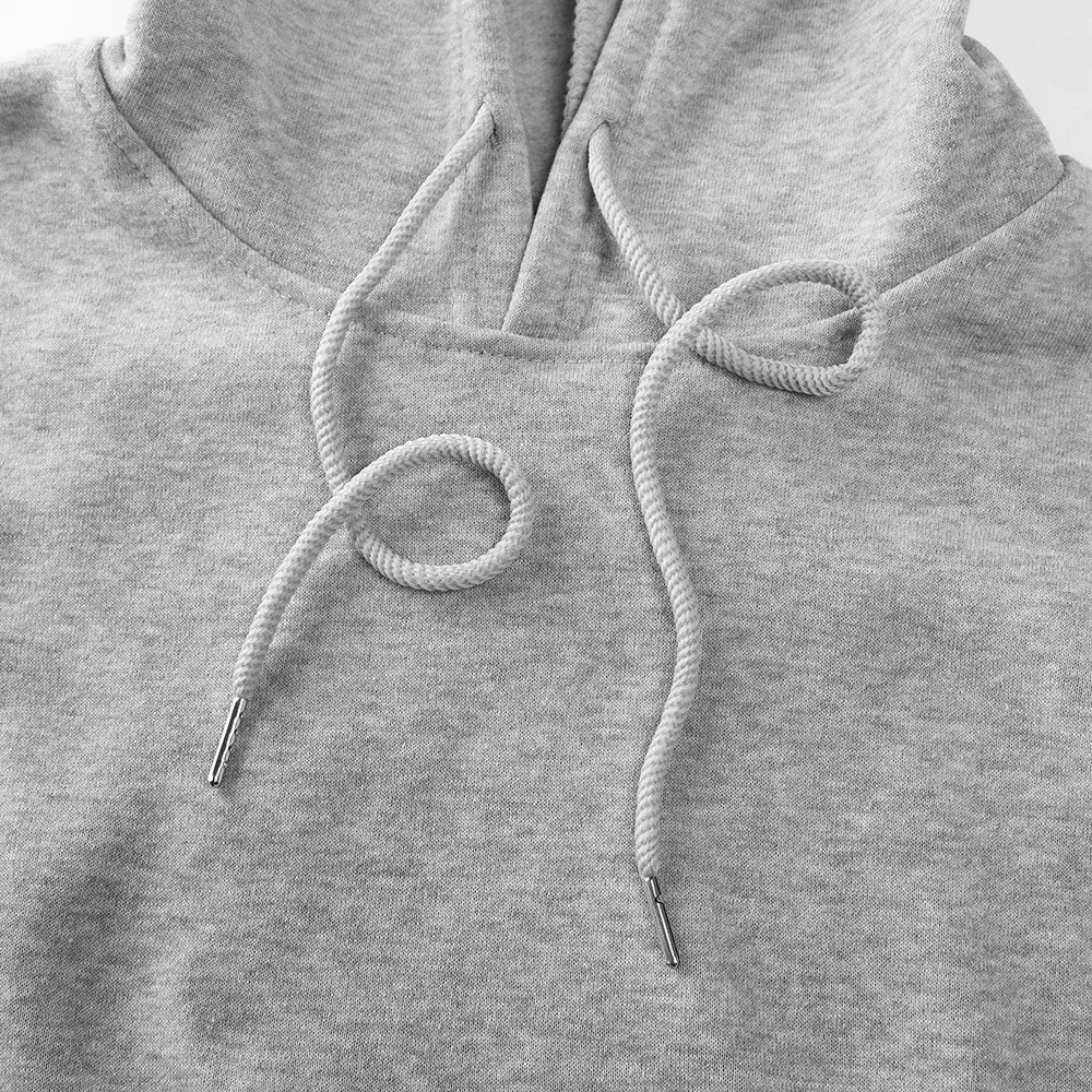 Women's Oversized Drop Shoulder Streetwear Hoodie Long Sleeve Solid Color Loose Fit Casual Mid Long Ribbed Basic Sweatshirt