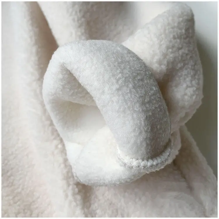 New Autumn Winter Imitation Lamb Wool Coat Women Warm Polar Fleece Thicken Hooded Short Outerwear Woman Loose Cardigan Tops