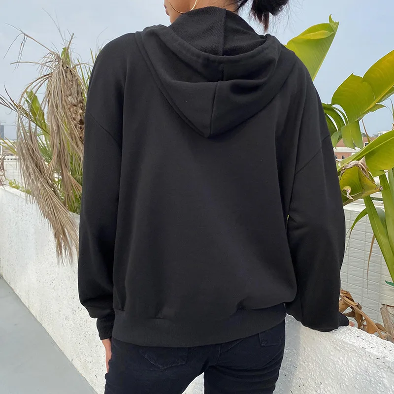 Y2K Gothic Skeleton Print Bones Zip Hoodie Women Harajuku Hip Hop Oversized Jacket Fall Winter Vintage Loose Hooded Sweatshirts