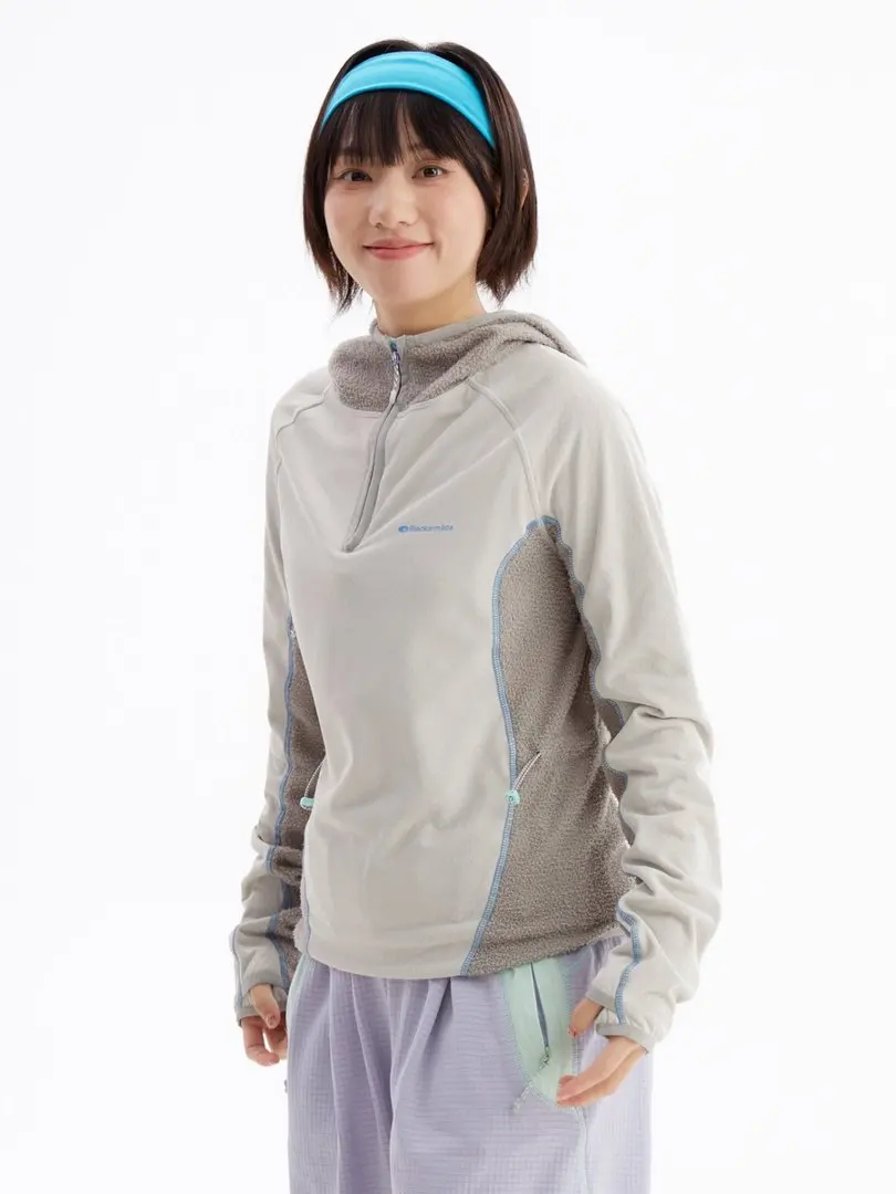 Women Outdoor Splice Fleece Loose Casual Pullover Hooded Sweatshirt Jacket Girls Streetwear Sweatshirts T Shirt Coat Tops